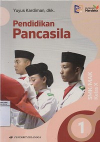 Image of Pendidikan Pancasila 1 SMK/MAK Kelas X Krikulum merdeka
